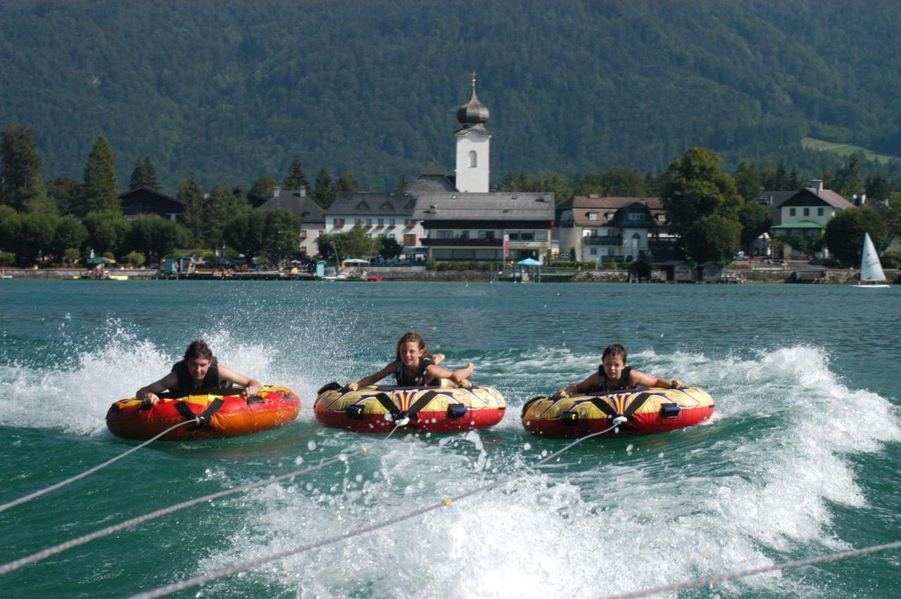 Wolfgangsee Seeblickplatzl 220 - Mit Tollem Seeblick! Strobl Kültér fotó