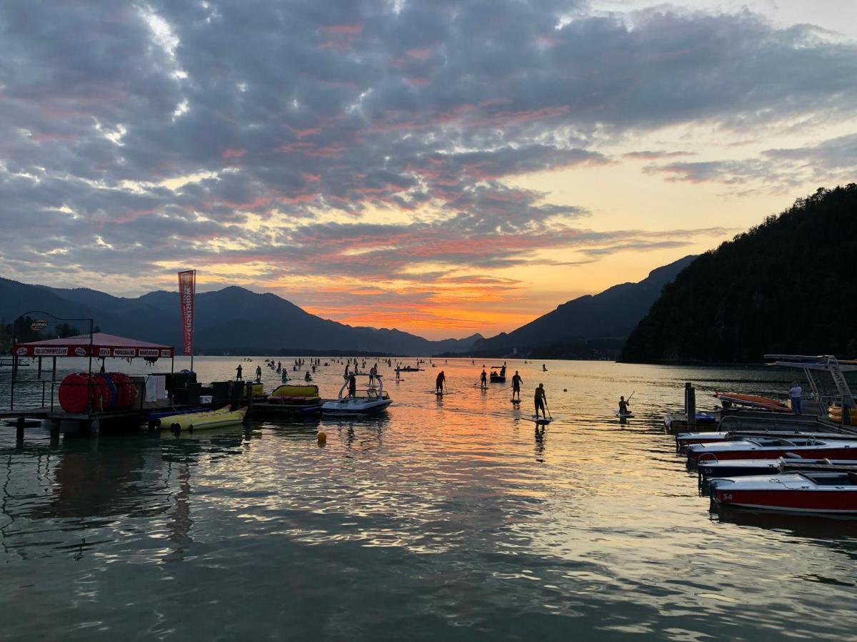 Wolfgangsee Seeblickplatzl 220 - Mit Tollem Seeblick! Strobl Kültér fotó