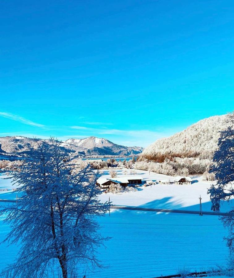 Wolfgangsee Seeblickplatzl 220 - Mit Tollem Seeblick! Strobl Kültér fotó